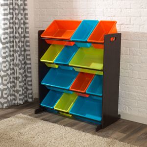 Sort It and Store It Toy Bin Unit - Brights