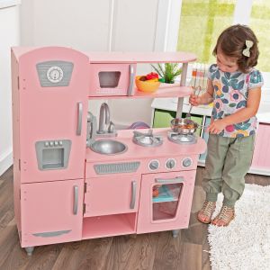 Vintage Play Kitchen - Pink
