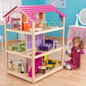So Chic Wooden Dollhouse