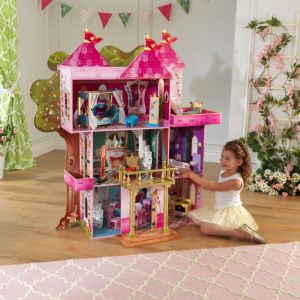 Storybook Mansion Wooden Dollhouse